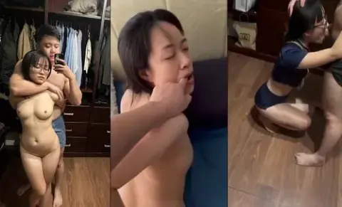 Bé chubby đeo kính vú bự mông to dâm đãng cực mạnh