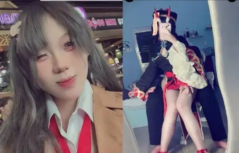 Phim sex em cosplay khiến bạn trai mê mẩn không rời